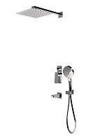 Душевая система SF603088-1CH-01 с тропическим душем, встраиваемая Рэйн/Rain хром FLISSEN